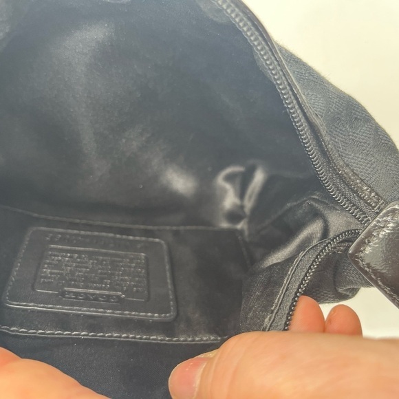 Authenticated Coach Black Jacquard signature Print Ergo Mini Small Purse 41066 - Picture 10 of 16
